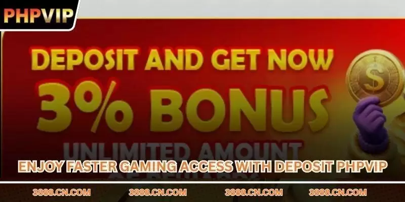 Enjoy faster gaming access with Deposit PHPVIP