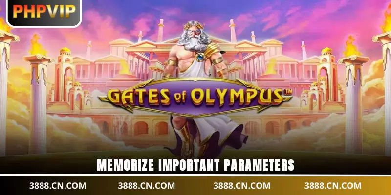 Memorize important parameters