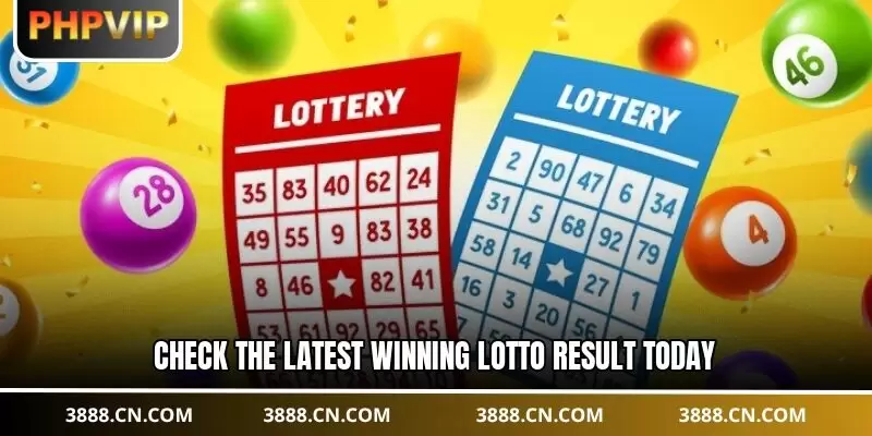 Check the latest winning lotto result today