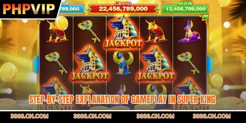 Step-by-step explanation of gameplay in Super King