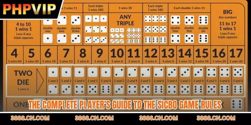 The complete player's guide to the sicbo game rules