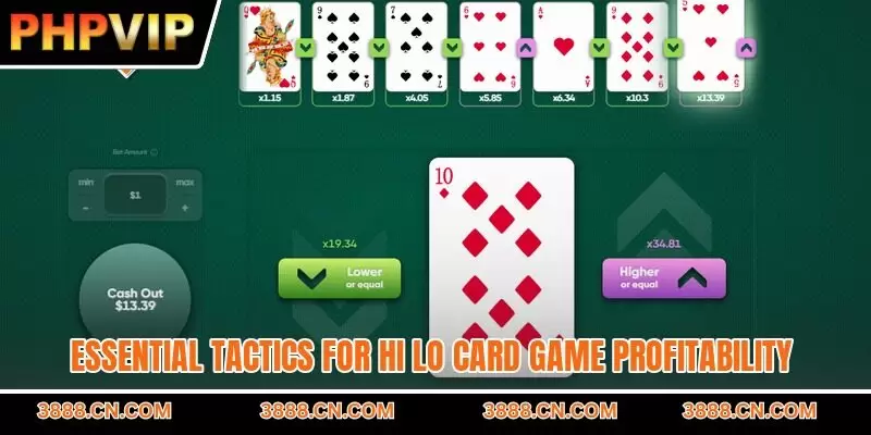 Essential tactics for hi lo card game profitability