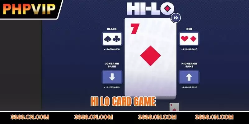 Hi Lo Card Game