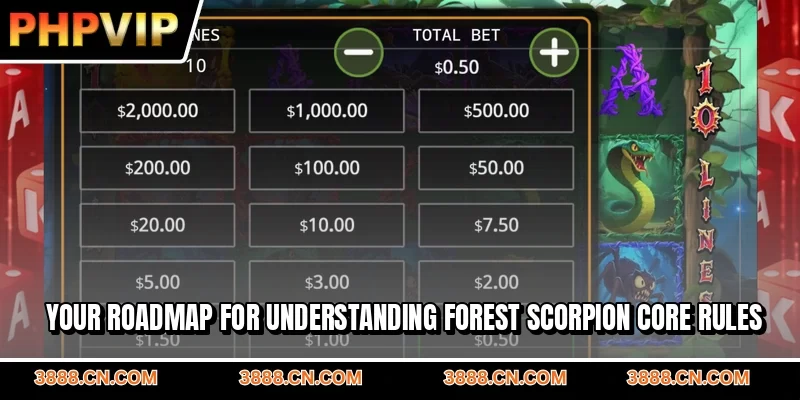 Your roadmap for understanding Forest Scorpion core rules